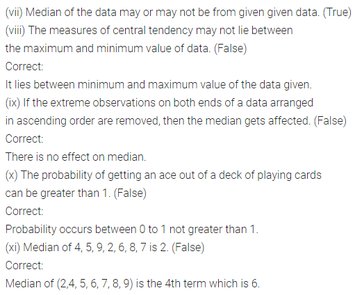 ML Aggarwal Class 7 Solutions for ICSE Maths Chapter 17 Data Handling Objective Type Questions 3