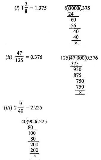 ML Aggarwal Class 7 Solutions for ICSE Maths Chapter 2 Fractions and Decimals Check Your Progress 11