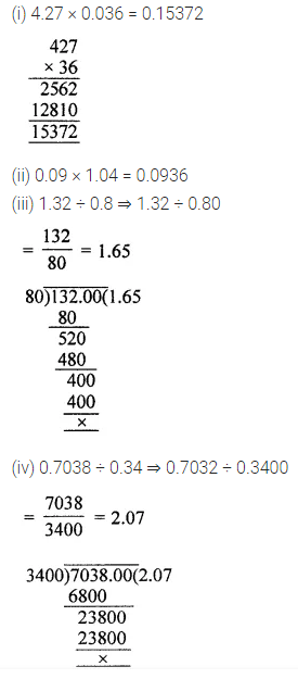 ML Aggarwal Class 7 Solutions for ICSE Maths Chapter 2 Fractions and Decimals Check Your Progress 13