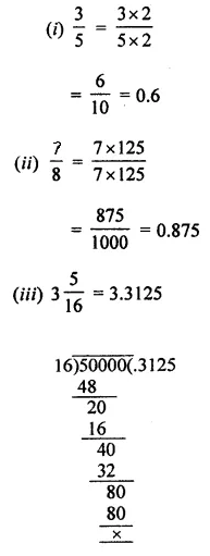 ML Aggarwal Class 7 Solutions for ICSE Maths Chapter 2 Fractions and Decimals Ex 2.5 5