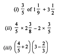 ML Aggarwal Class 7 Solutions for ICSE Maths Chapter 2 Fractions and Decimals Ex 2.7 1