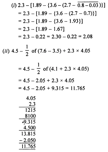 ML Aggarwal Class 7 Solutions for ICSE Maths Chapter 2 Fractions and Decimals Ex 2.7 12