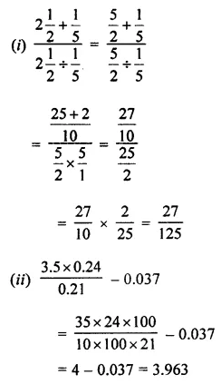 ML Aggarwal Class 7 Solutions for ICSE Maths Chapter 2 Fractions and Decimals Ex 2.7 14