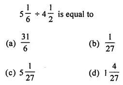 ML Aggarwal Class 7 Solutions for ICSE Maths Chapter 2 Fractions and Decimals Objective Type Questions 15