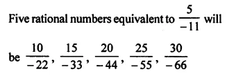 ML Aggarwal Class 7 Solutions for ICSE Maths Chapter 3 Rational Numbers Check Your Progress 1