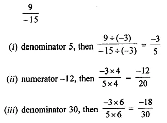 ML Aggarwal Class 7 Solutions for ICSE Maths Chapter 3 Rational Numbers Check Your Progress 2