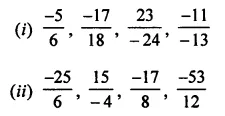 ML Aggarwal Class 7 Solutions for ICSE Maths Chapter 3 Rational Numbers Check Your Progress 8