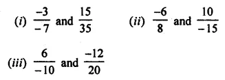 ML Aggarwal Class 7 Solutions for ICSE Maths Chapter 3 Rational Numbers Ex 3.1 11