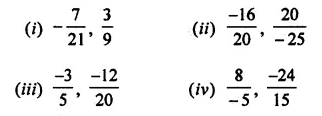 ML Aggarwal Class 7 Solutions for ICSE Maths Chapter 3 Rational Numbers Ex 3.1 14