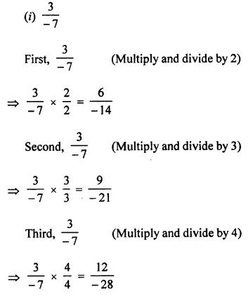 ML Aggarwal Class 7 Solutions for ICSE Maths Chapter 3 Rational Numbers Ex 3.1 5