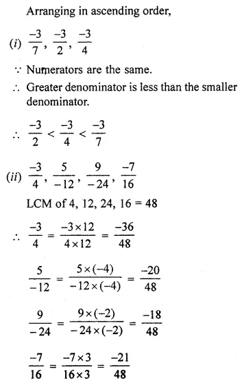 ML Aggarwal Class 7 Solutions for ICSE Maths Chapter 3 Rational Numbers Ex 3.2 13