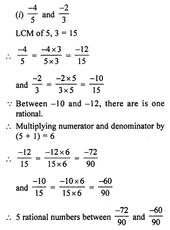 ML Aggarwal Class 7 Solutions for ICSE Maths Chapter 3 Rational Numbers Ex 3.2 20
