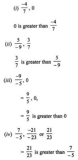 ML Aggarwal Class 7 Solutions for ICSE Maths Chapter 3 Rational Numbers Ex 3.2 6