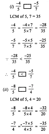 ML Aggarwal Class 7 Solutions for ICSE Maths Chapter 3 Rational Numbers Ex 3.2 8