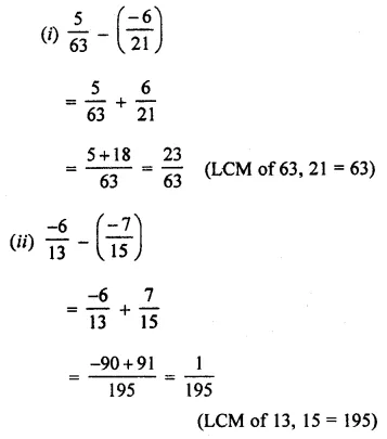 ML Aggarwal Class 7 Solutions for ICSE Maths Chapter 3 Rational Numbers Ex 3.3 11