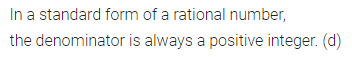 ML Aggarwal Class 7 Solutions for ICSE Maths Chapter 3 Rational Numbers Objective Type Questions 17