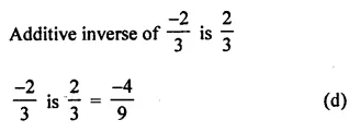 ML Aggarwal Class 7 Solutions for ICSE Maths Chapter 3 Rational Numbers Objective Type Questions 9