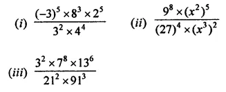 ML Aggarwal Class 7 Solutions for ICSE Maths Chapter 4 Exponents and Powers Check Your Progress 4