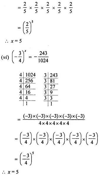 ML Aggarwal Class 7 Solutions for ICSE Maths Chapter 4 Exponents and Powers Ex 4.1 12