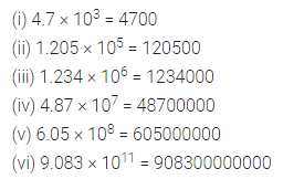 ML Aggarwal Class 7 Solutions for ICSE Maths Chapter 4 Exponents and Powers Ex 4.3 2