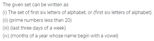 ML Aggarwal Class 7 Solutions for ICSE Maths Chapter 5 Sets Ex 5.1 3