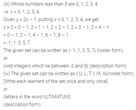 ML Aggarwal Class 7 Solutions for ICSE Maths Chapter 5 Sets Ex 5.1 6