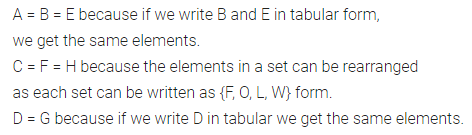 ML Aggarwal Class 7 Solutions for ICSE Maths Chapter 5 Sets Ex 5.2 3