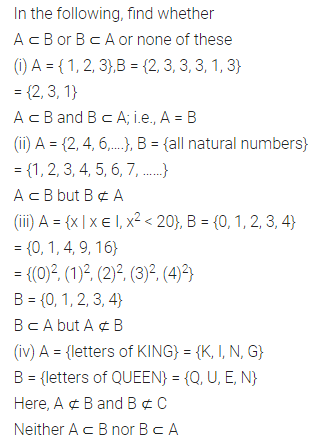 ML Aggarwal Class 7 Solutions for ICSE Maths Chapter 5 Sets Ex 5.2 5
