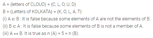 ML Aggarwal Class 7 Solutions for ICSE Maths Chapter 5 Sets Ex 5.2 6