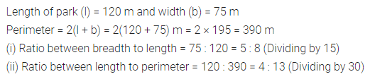 ML Aggarwal Class 7 Solutions for ICSE Maths Chapter 6 Ratio and Proportion Check Your Progress 1