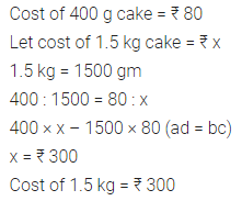 ML Aggarwal Class 7 Solutions for ICSE Maths Chapter 6 Ratio and Proportion Ex 6.3 3