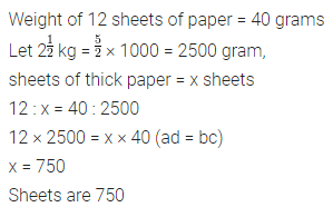 ML Aggarwal Class 7 Solutions for ICSE Maths Chapter 6 Ratio and Proportion Ex 6.3 6