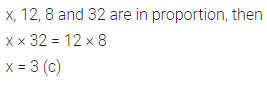 ML Aggarwal Class 7 Solutions for ICSE Maths Chapter 6 Ratio and Proportion Objective Type Questions 10