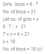 ML Aggarwal Class 7 Solutions for ICSE Maths Chapter 6 Ratio and Proportion Objective Type Questions 8.