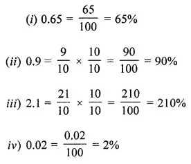 ML Aggarwal Class 7 Solutions for ICSE Maths Chapter 7 Percentage and Its Applications Ex 7.1 12