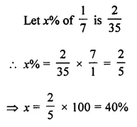 ML Aggarwal Class 7 Solutions for ICSE Maths Chapter 7 Percentage and Its Applications Objective Type Questions 13