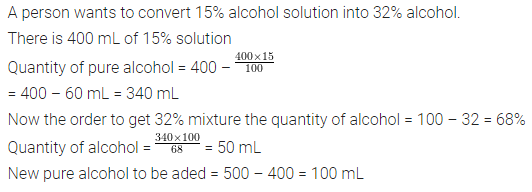 ML Aggarwal Class 7 Solutions for ICSE Maths Chapter 7 Percentage and Its Applications Objective Type Questions 22