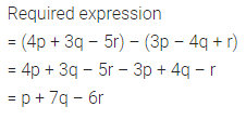 ML Aggarwal Class 7 Solutions for ICSE Maths Chapter 8 Algebraic Expressions Check Your Progress 10