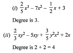 ML Aggarwal Class 7 Solutions for ICSE Maths Chapter 8 Algebraic Expressions Check Your Progress 2