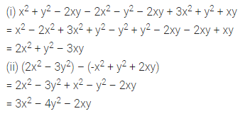 ML Aggarwal Class 7 Solutions for ICSE Maths Chapter 8 Algebraic Expressions Check Your Progress 4