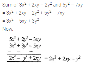 ML Aggarwal Class 7 Solutions for ICSE Maths Chapter 8 Algebraic Expressions Check Your Progress 8