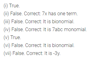 ML Aggarwal Class 7 Solutions for ICSE Maths Chapter 8 Algebraic Expressions Ex 8.1 19