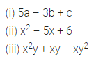 ML Aggarwal Class 7 Solutions for ICSE Maths Chapter 8 Algebraic Expressions Ex 8.1 3