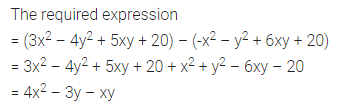 ML Aggarwal Class 7 Solutions for ICSE Maths Chapter 8 Algebraic Expressions Ex 8.2 17