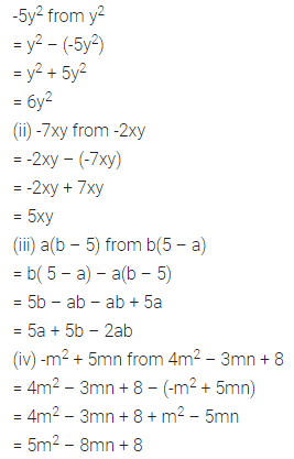 ML Aggarwal Class 7 Solutions for ICSE Maths Chapter 8 Algebraic Expressions Ex 8.2 9