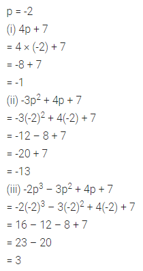 ML Aggarwal Class 7 Solutions for ICSE Maths Chapter 8 Algebraic Expressions Ex 8.3 2