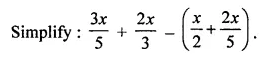 ML Aggarwal Class 7 Solutions for ICSE Maths Chapter 8 Algebraic Expressions Objective Type Questions 20