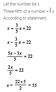 ML Aggarwal Class 7 Solutions for ICSE Maths Chapter 9 Linear Equations and Inequalities Check Your Progress 3