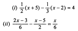 ML Aggarwal Class 7 Solutions for ICSE Maths Chapter 9 Linear Equations and Inequalities Ex 9.1 11
