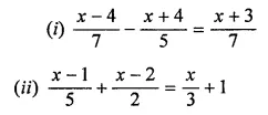 ML Aggarwal Class 7 Solutions for ICSE Maths Chapter 9 Linear Equations and Inequalities Ex 9.1 14